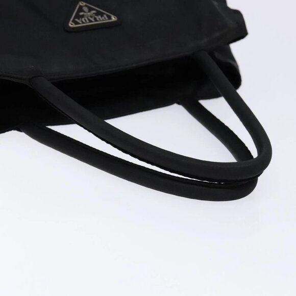 PRADA Hand Bag Nylon Black Auth - Picture 7 of 16